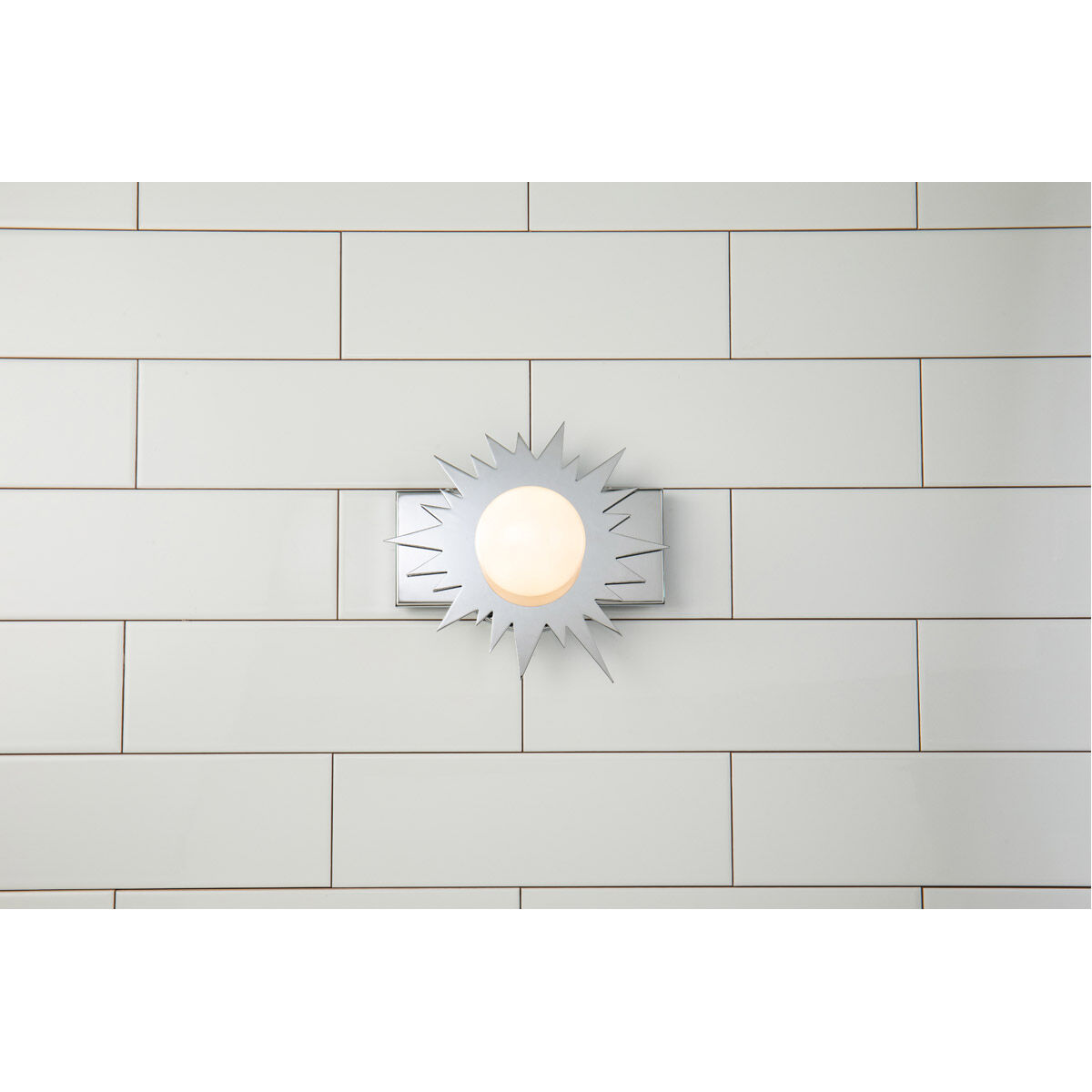 Soleil 1 Light 8 inch PC Bath Light Wall Light in Polished Chrome